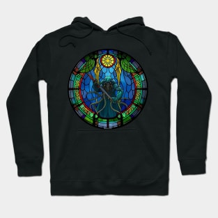 Cthulhu in Stained Glass Hoodie
